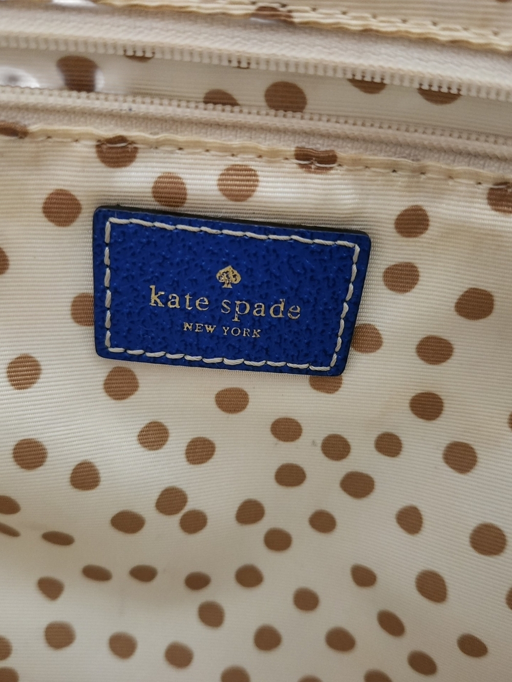 Kate Spade Electric Blue Leather Dome Satchel - Picture 13 of 13